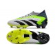Botines adidas Predator Accuracy.1 FG Blanco Negro Limón Lúcido
