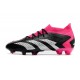 Botines adidas Predator Accuracy.1 FG Negro Blanco Equipo Rosa