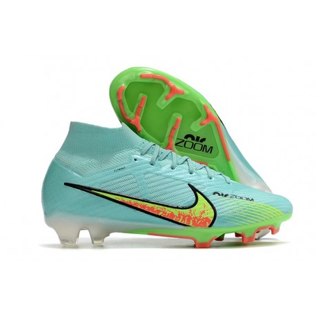 Nike Air Zoom Mercurial Superfly 9 Elite FG Azul Amarillo