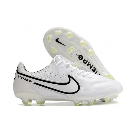 Botas de fútbol Nike Tiempo Legend 9 Elite FG Blanco Negro