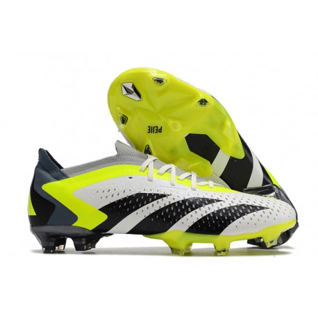 Botas adidas Predator Accuracy.1 L FG Blanco Negro Limón Lúcido