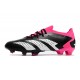 Botas adidas Predator Accuracy.1 L FG Negro Blanco Equipo Rosa