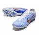 Nike Air Zoom Mercurial Vapor XV Elite AG Blanco Azul Oro