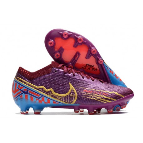 Nike Air Zoom Mercurial Vapor XV Elite AG KM Remolacha Oscura Mtlc Vivid Dorado