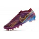 Nike Air Zoom Mercurial Vapor XV Elite AG KM Remolacha Oscura Mtlc Vivid Dorado
