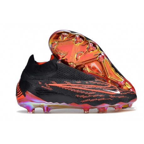 Nike Phantom Generative Texture GX Elite DF FG Negro Carmesí Blanco