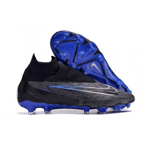 Nike Phantom Generative Texture GX Elite DF FG Negro Cromo Hyper Royal