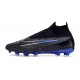 Nike Phantom Generative Texture GX Elite DF FG Negro Cromo Hyper Royal
