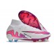 Nike Air Zoom Mercurial Superfly 9 Elite FG Blanco Rosa Azul