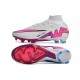 Nike Air Zoom Mercurial Superfly 9 Elite FG Blanco Rosa Azul
