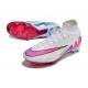 Nike Air Zoom Mercurial Superfly 9 Elite FG Blanco Rosa Azul