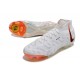 Botas Nike Phantom Luna Elite FG Blanco Negro Total Naranja