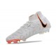 Botas Nike Phantom Luna Elite FG Blanco Negro Total Naranja