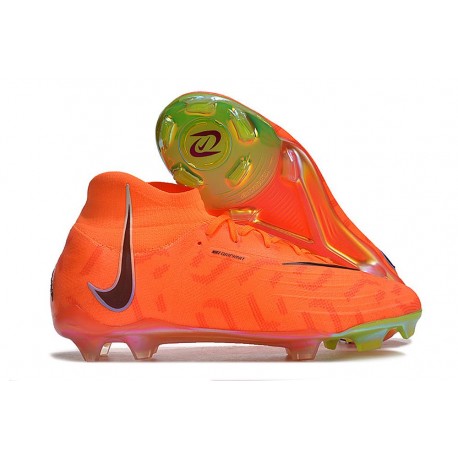 Botas Nike Phantom Luna Elite FG Guava Hielo Negro Total Naranja