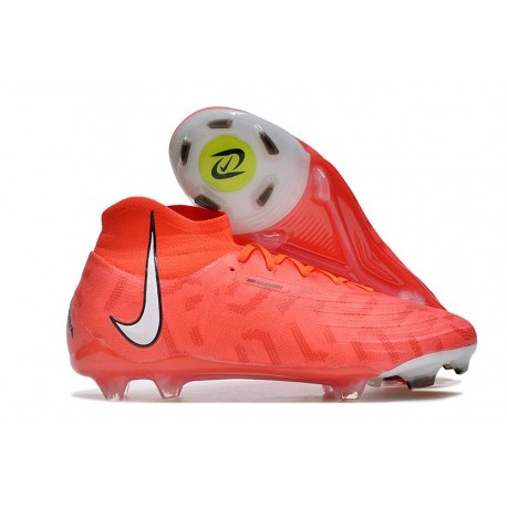 Botas Nike Phantom Luna Elite FG Carmesí Vivo Blanco