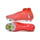 Botas Nike Phantom Luna Elite FG Carmesí Vivo Blanco