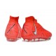Botas Nike Phantom Luna Elite FG Carmesí Vivo Blanco