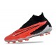 Nike Phantom Generative Texture GX Elite DF FG Carmesí Vivo Negro Blanco