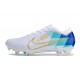 Nike Air Zoom Mercurial Vapor 15 Elite FG Blanco Azul Oro