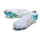 Nike Air Zoom Mercurial Vapor 15 Elite FG Blanco Azul Oro