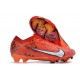 Nike Air Zoom Mercurial Vapor 15 Elite FG MDS Carmesí Claro Marfil Claro Mandarina Viva