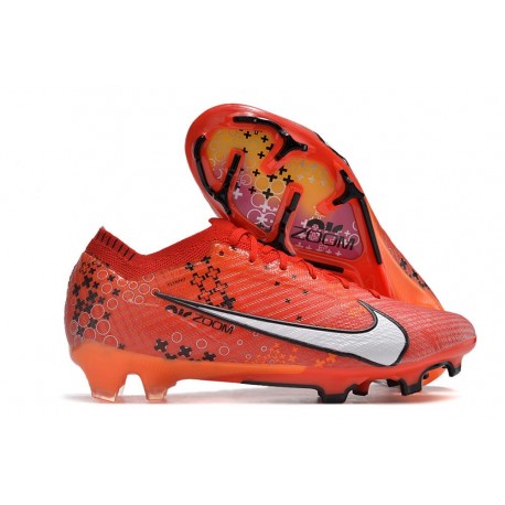 Nike Air Zoom Mercurial Vapor 15 Elite FG MDS Carmesí Claro Marfil Claro Mandarina Viva