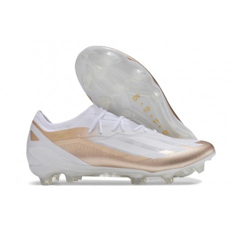Adidas X Crazyfast Messi.1 FG Blanco Bronce