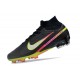 Nike Air Zoom Mercurial Superfly 9 Elite FG Negro Plateado de Muchos