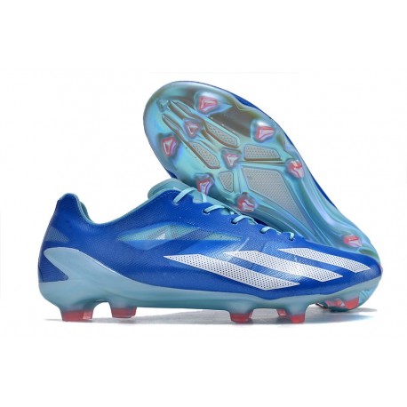Botas Adidas X Crazyfast+ FG Royal Vivo Blanco Solar Rojo