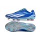 Botas Adidas X Crazyfast+ FG Royal Vivo Blanco Solar Rojo