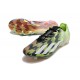 Botas Adidas X Crazyfast+ FG Limón Lúcido Blanco Solar Rojo