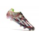 Botas Adidas X Crazyfast+ FG Limón Lúcido Blanco Solar Rojo