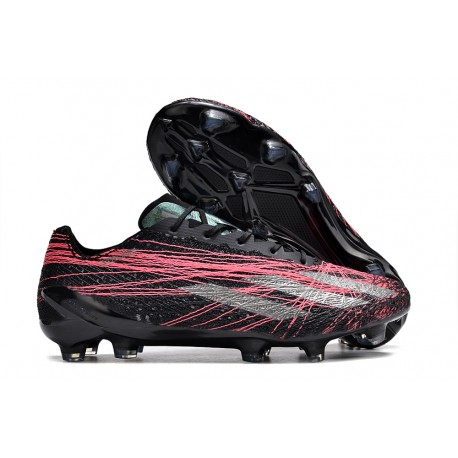 Botas Adidas X Crazyfast Strung+ FG Negro Rosa