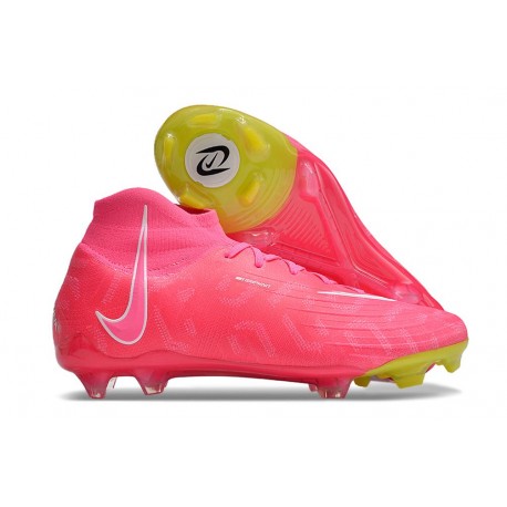 Botas Nike Phantom Luna Elite FG Rosa Amarillo