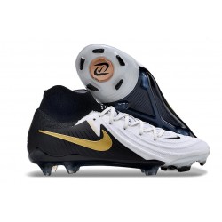 Zapatos Nike Phantom Luna II Elite FG Blanco Negro Mtlc Dorado Moneda