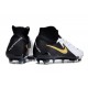 Zapatos Nike Phantom Luna II Elite FG Blanco Negro Mtlc Dorado Moneda