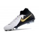 Zapatos Nike Phantom Luna II Elite FG Blanco Negro Mtlc Dorado Moneda