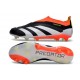 adidas Predator Elite Sin Cordones FG Negro Blanco Rojo