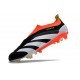 adidas Predator Elite Sin Cordones FG Negro Blanco Rojo