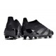 adidas Predator Elite Sin Cordones FG Negro Carbón
