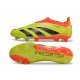 adidas Predator Elite Sin Cordones FG Amarillo Negro Rojo
