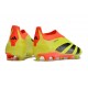 adidas Predator Elite Sin Cordones FG Amarillo Negro Rojo