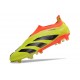 adidas Predator Elite Sin Cordones FG Amarillo Negro Rojo