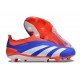 adidas Predator Elite Sin Cordones FG Azul Blanco Rojo