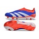 adidas Predator Elite Sin Cordones FG Azul Blanco Rojo
