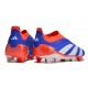 adidas Predator Elite Sin Cordones FG Azul Blanco Rojo