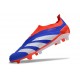 adidas Predator Elite Sin Cordones FG Azul Blanco Rojo