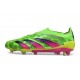 adidas Predator Elite Sin Cordones FG Team Verde Solar Team Shock Amarillo Limón Lúcido