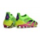 adidas Predator Elite Sin Cordones FG Team Verde Solar Team Shock Amarillo Limón Lúcido