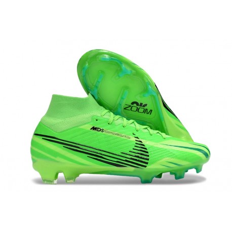 Nike Air Zoom Mercurial Superfly 9 Elite FG MDS 8 Verde Strike Negro 